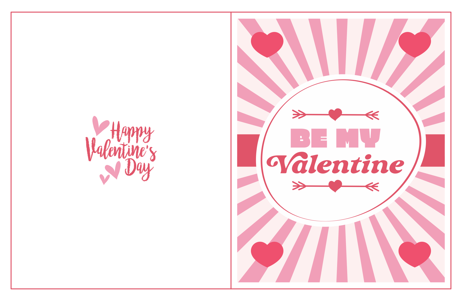 6 Best Images Of Free Printable Valentine Cards Templates Valentine S