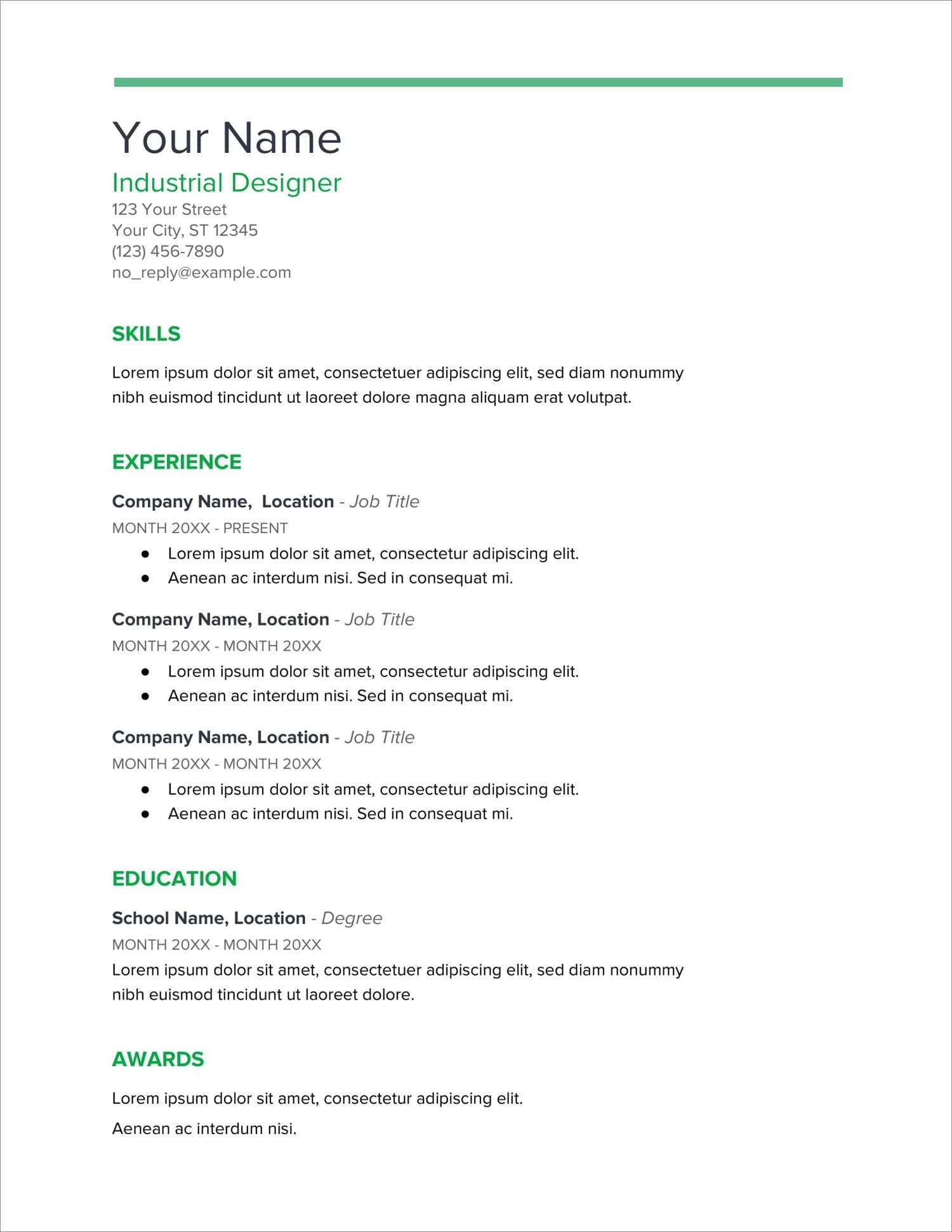 Best Free Resume Templates 2025 Jemmie Lorene