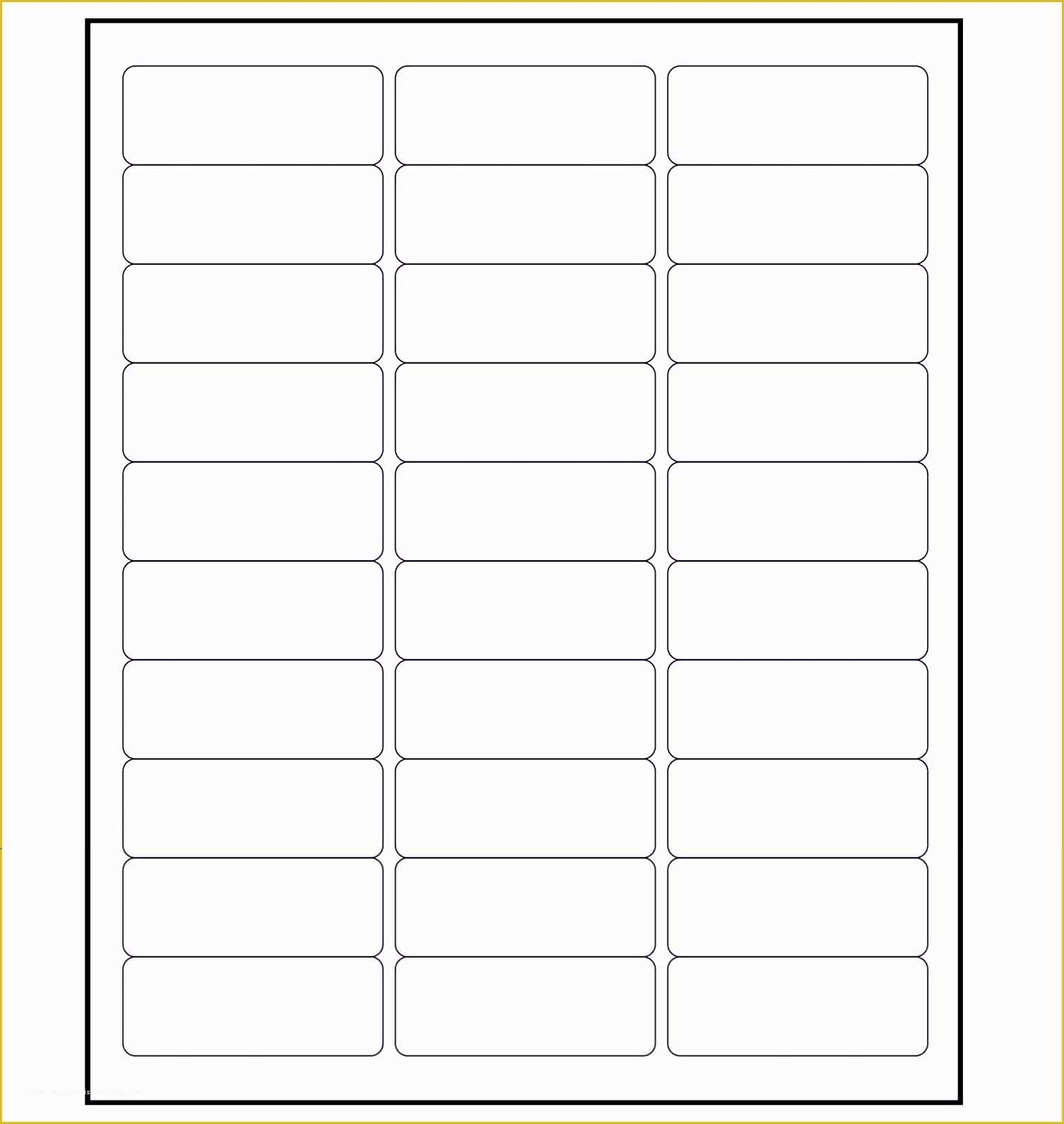 Free Mailing Labels Templates Printable