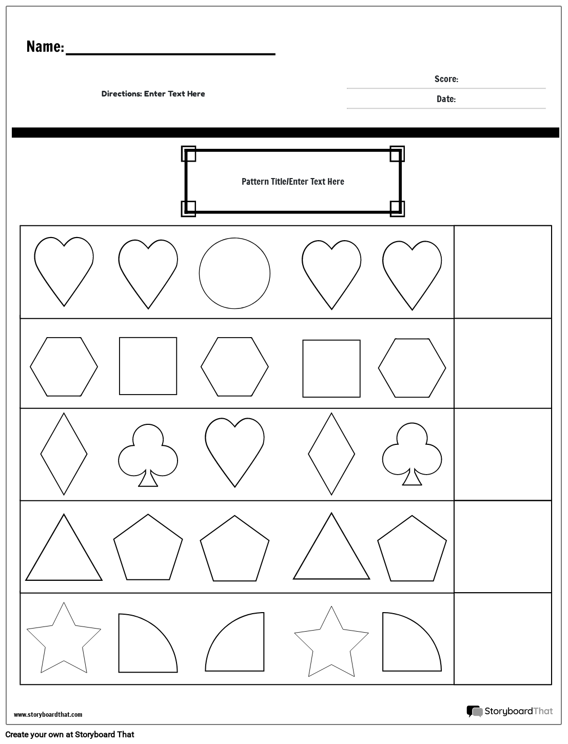 Free Pattern For Kindergarten Worksheet Download Free Pattern For