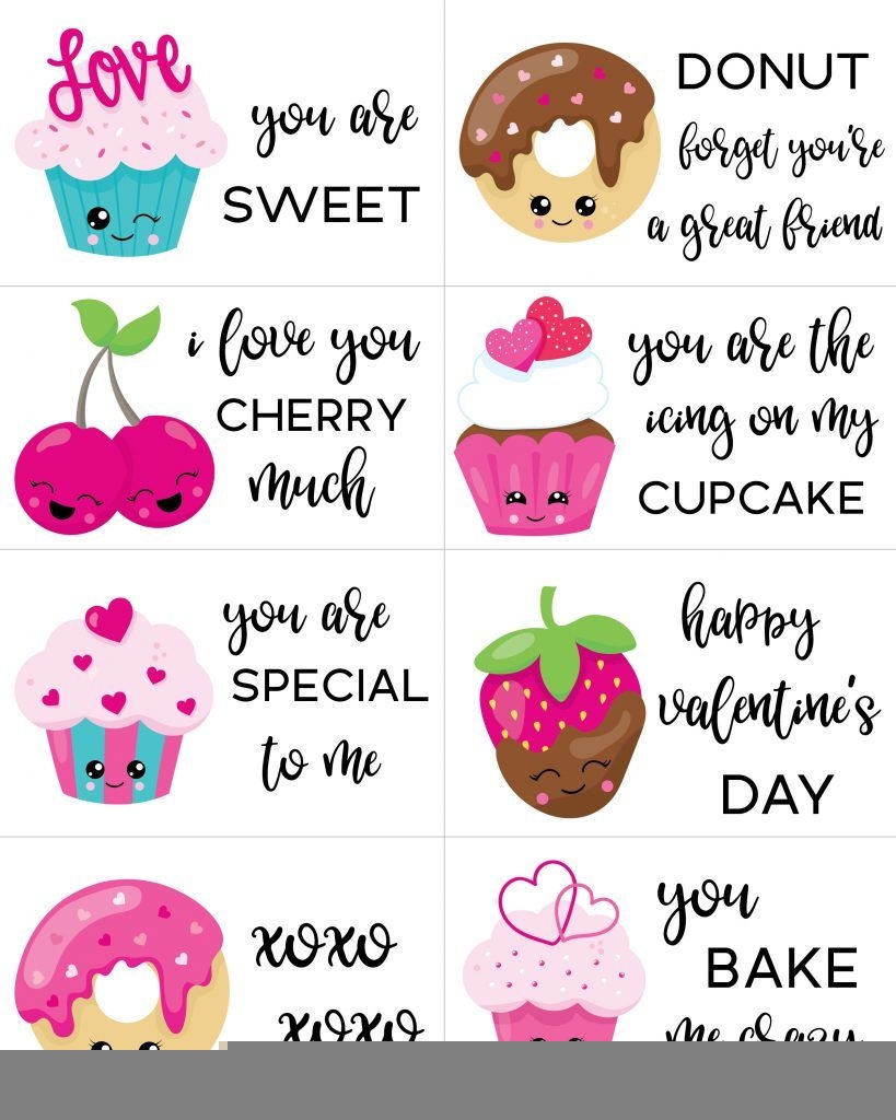 Free Printable Valentine Cards Templates Kids
