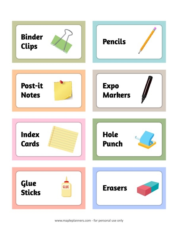 Free Printable Classroom Labels And Signs