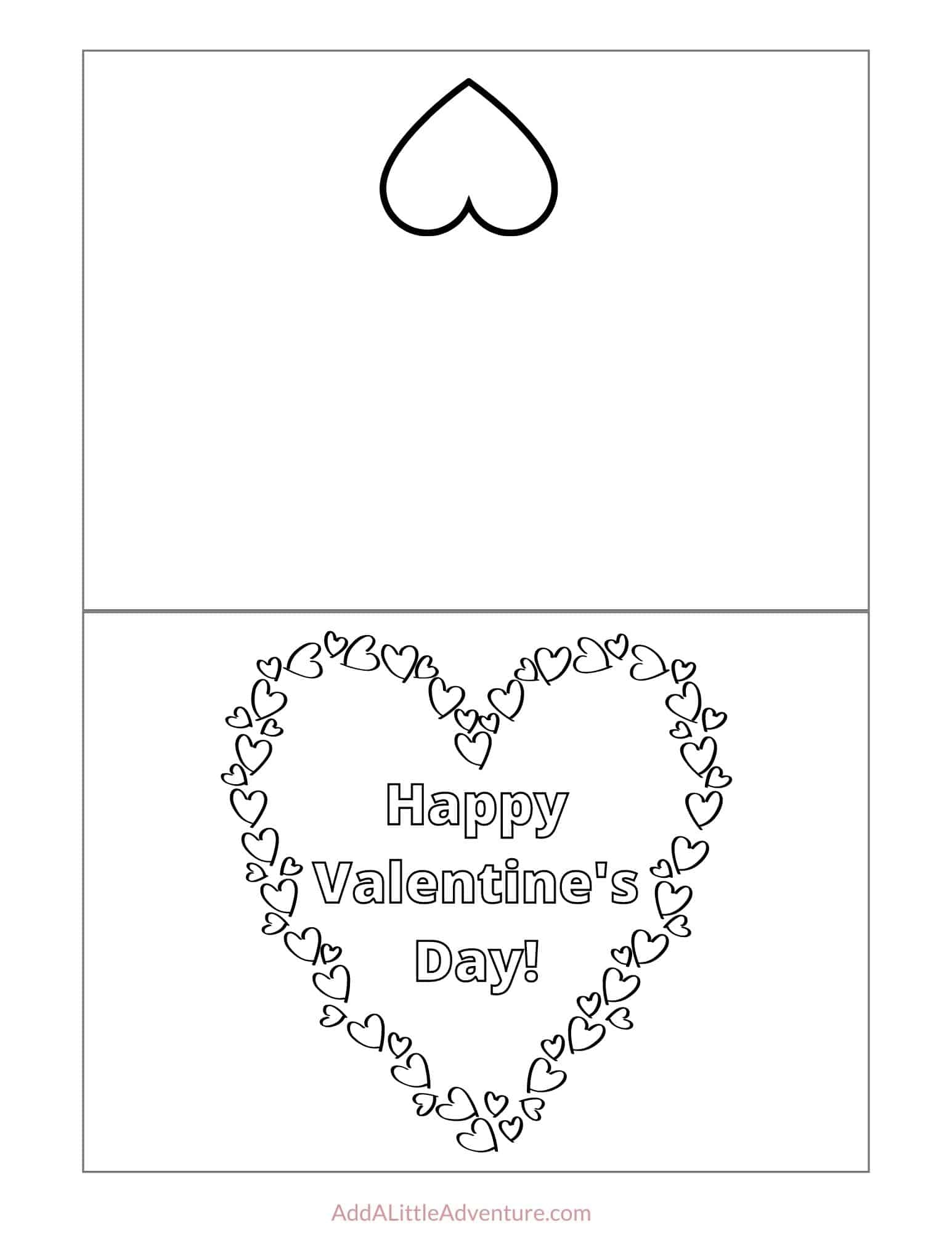 Printable Foldable Valentine Cards Free