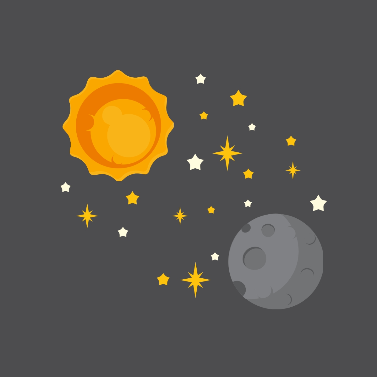 Stars And Moon Template Prntbl Concejomunicipaldechinu Gov Co